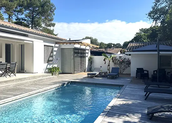 Rénovation énergétique et extension d’une maison à Lacanau